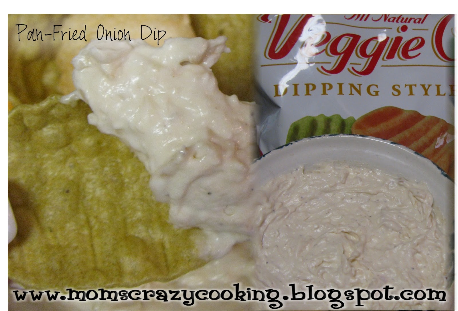 MOMS CRAZY COOKING PanFried Onion Dip