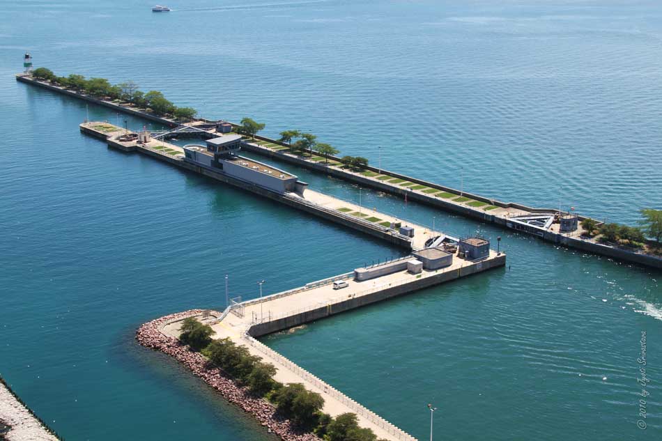 Chicago Architecture & Cityscape Chicago Harbor Lock..