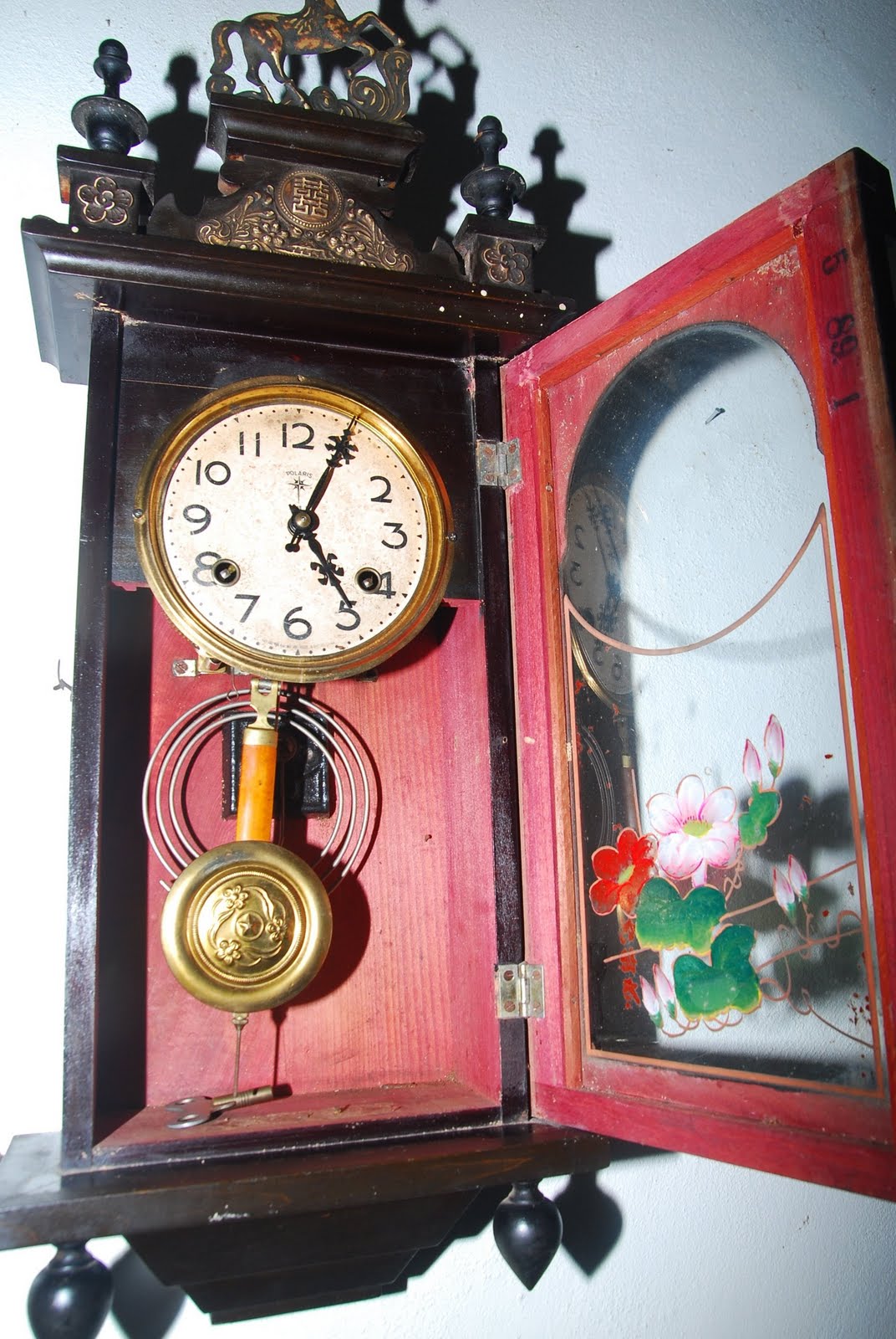 Jam Kampung 241 Antique POLARIS Wall Clock(SOLD)
