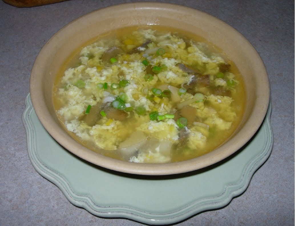 Positively Crochet! Egg Drop Soup with Chicken