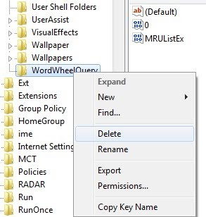 Computer,Electronic Knowledge: Delete or Disable Recent Search Entries ...