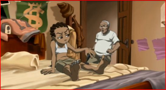 The Boondocks Someone Teach Riley That Hate Speech Is Not Social