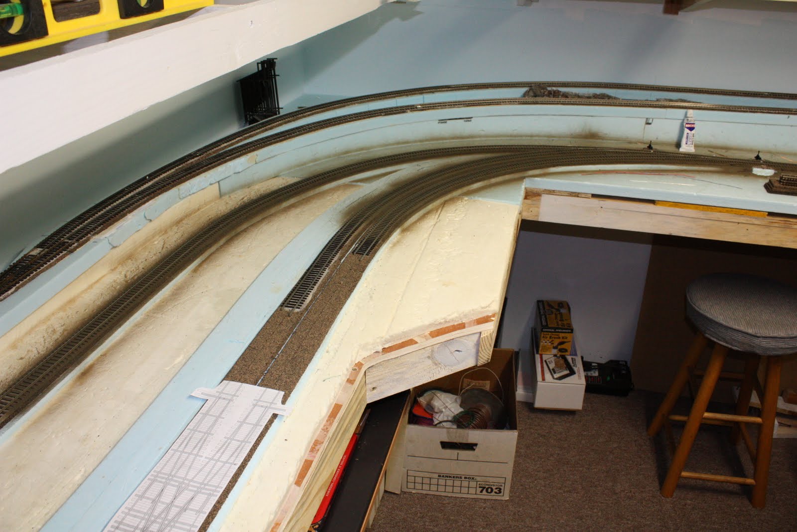 Dean's Model Railroad Hand made turnouts take 2