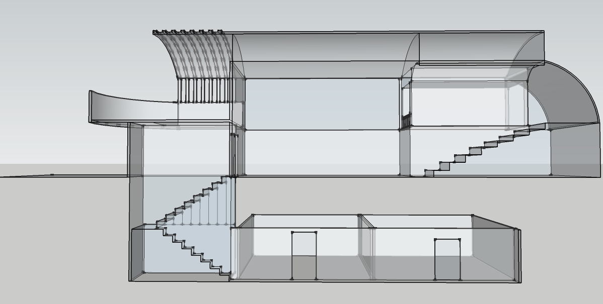 Trent Howell Section SketchUp