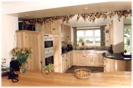 American Kitchen Design This stunning kitchen was entirely hand made from American white oak