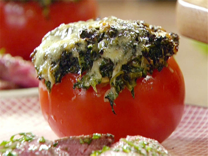 Rachel Ray's Spinach Stuffed Tomatoes