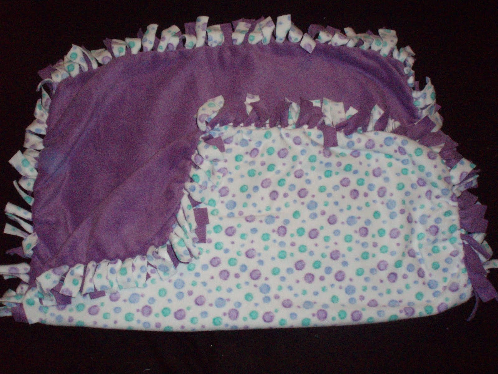 Jo's Comfy Babies Fleece Tie Blankets