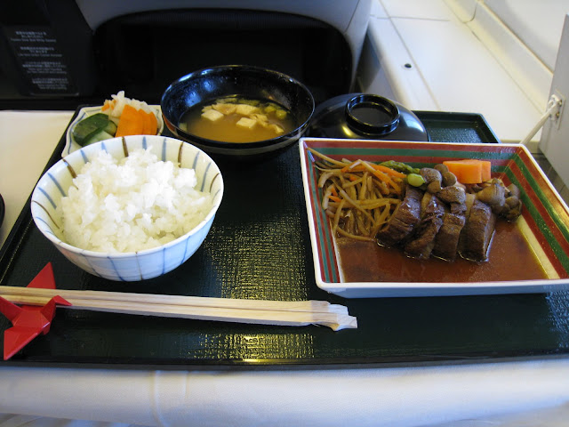 Japanese main dish on JL061 Japanese main dish on JL061
