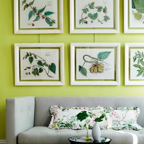 The Glam Lamb Decorating with Botanical Prints