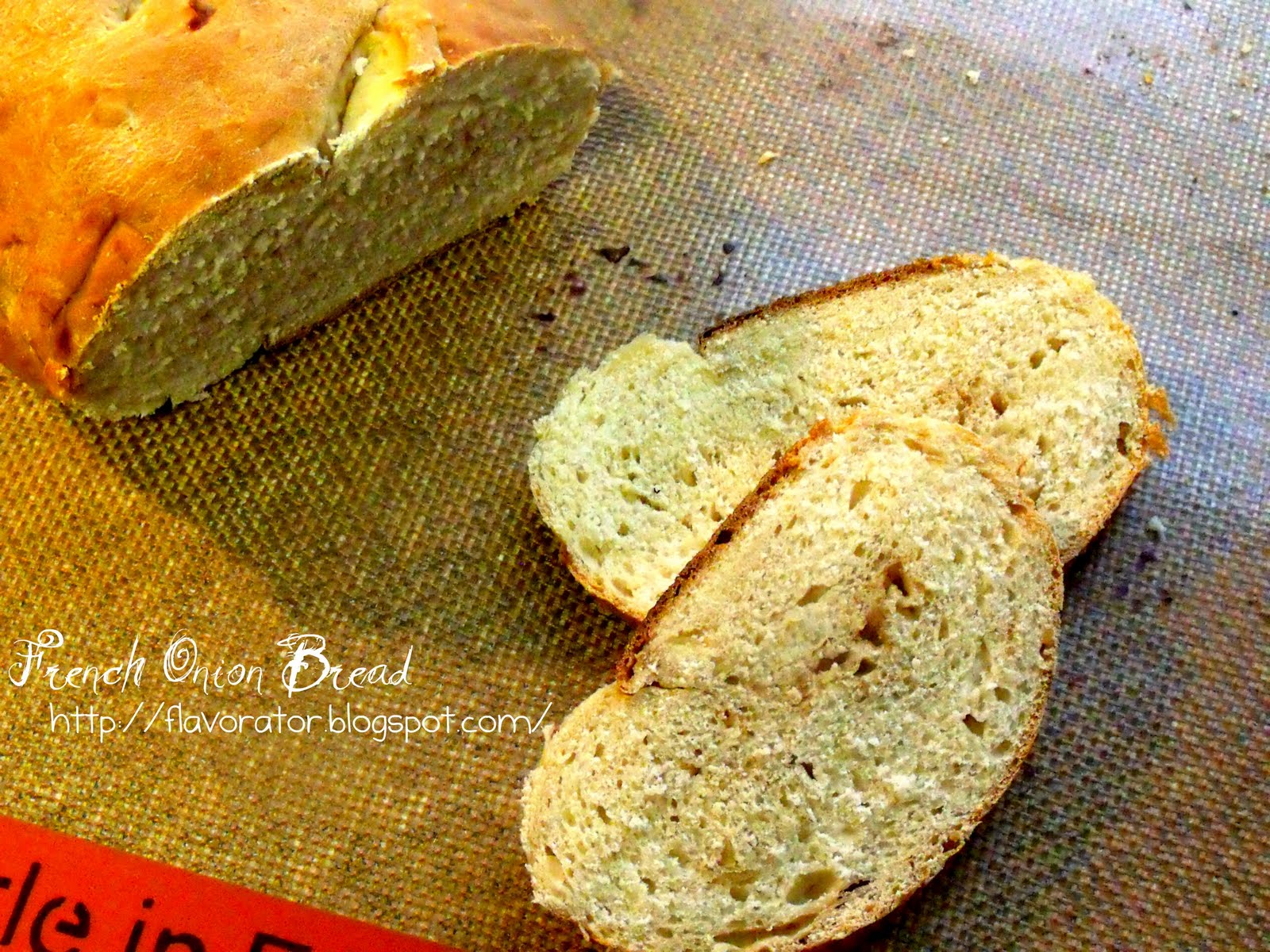 fLAVORATOr French Onion Bread + Portobello Stacker