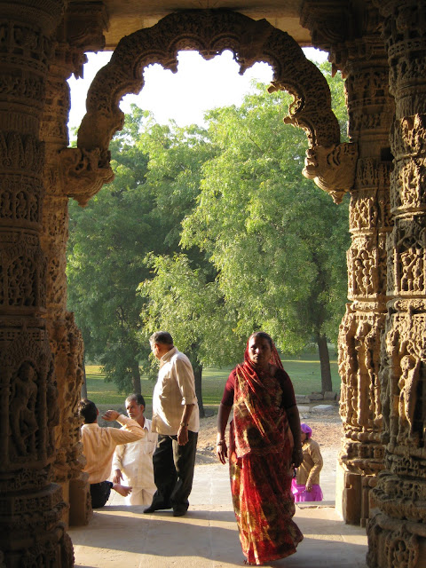 Modhera Sun Temple Gujarat Travel Tourism morning golden photography carvings