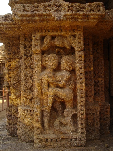 sex erotic art carving konark sun temple