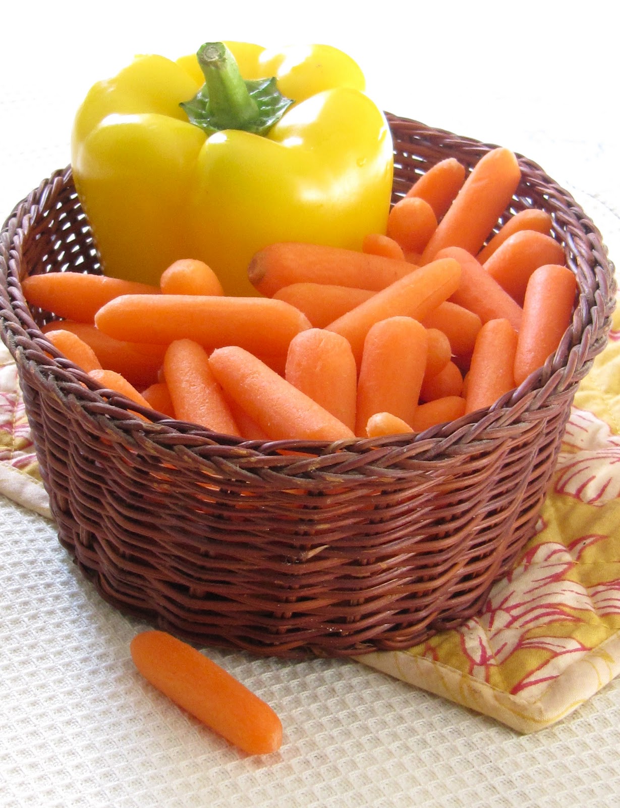Plateful Sauteed carrots and capsicum — Carrot upperi