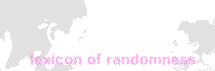 Lexicon of Randomness