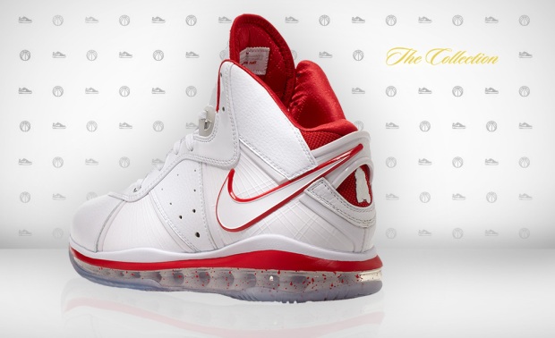 lebron 8 white red