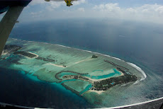 maldives vue d'hydravions