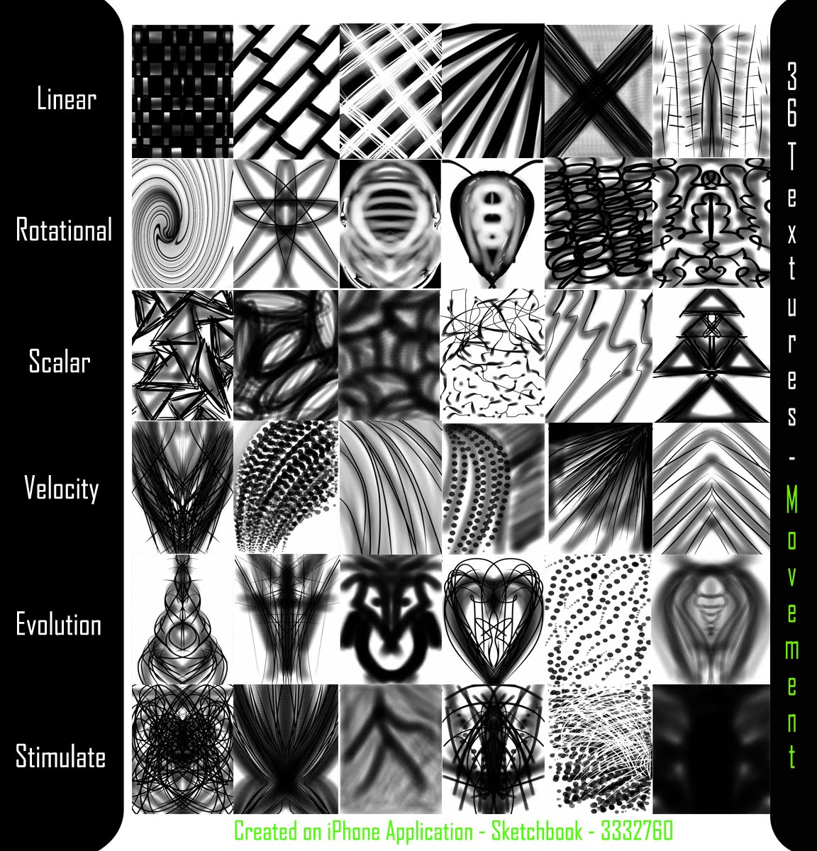 Anthony Chami: 36 Textures - Movement