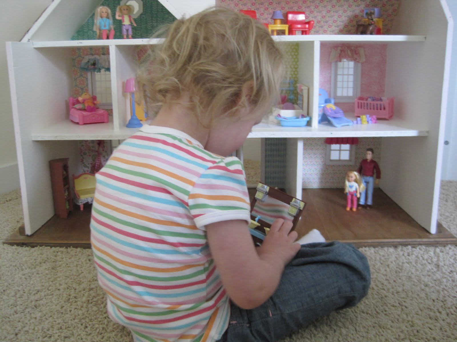 Cora Anne Designs Before & After My Dollhouse