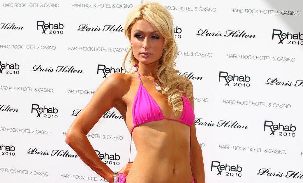 Paris Hilton Pink Bikini 13