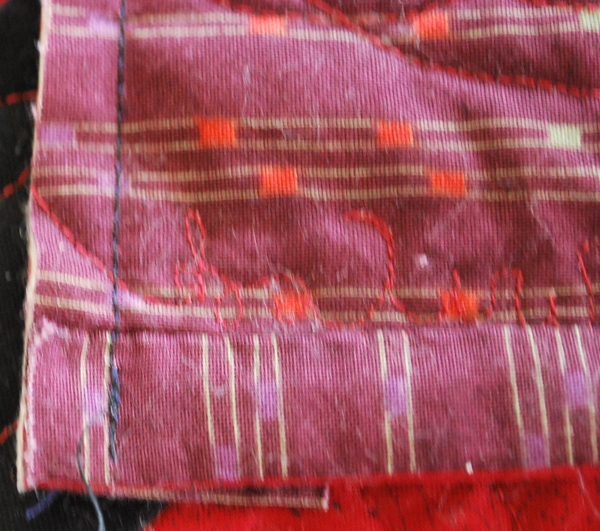 Milk and Honey Quilts String Quilt Finished with Knife Edge Binding