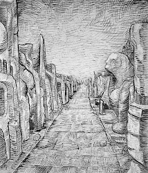 journey hell heaven drawings ink drawing boulevard somewhere ayton william