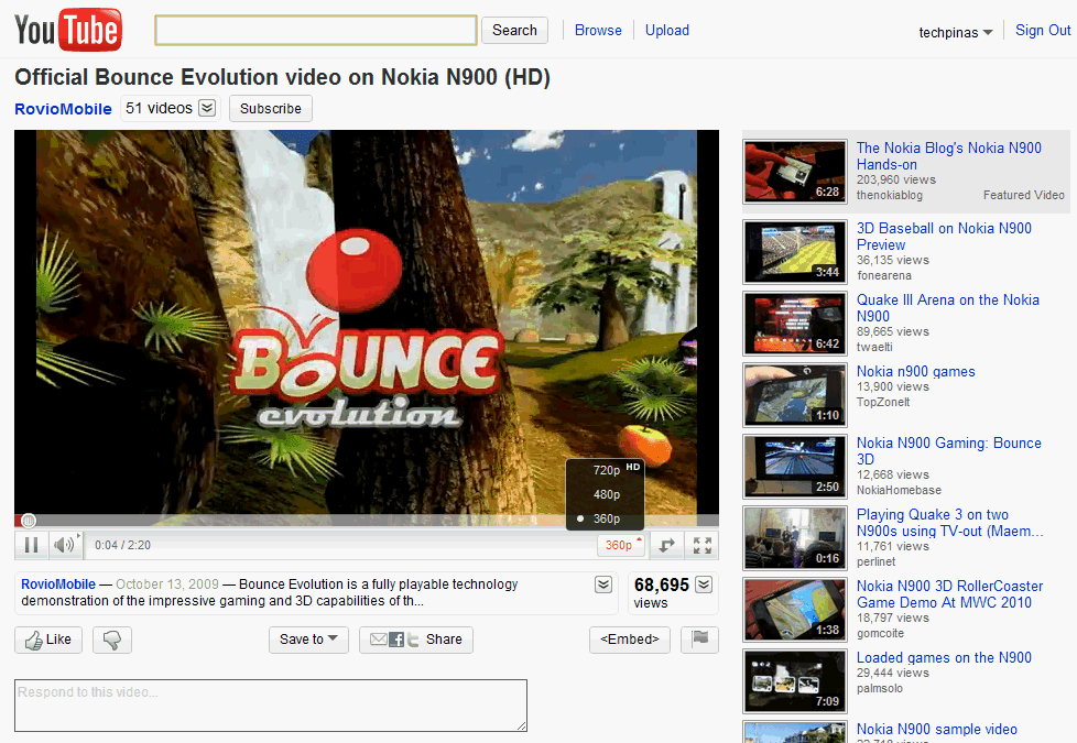 Youtube Has A New Player Again! As of April 29, 2010 TechPinas