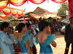 Ytterligare bild från bröllopet i Angkor, Kambodja