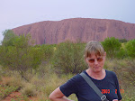 Uluru centralt i Australien (södra Northern Territory)