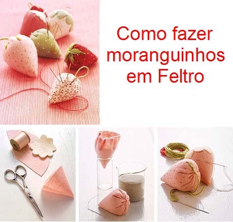 passo a passo  de Morango