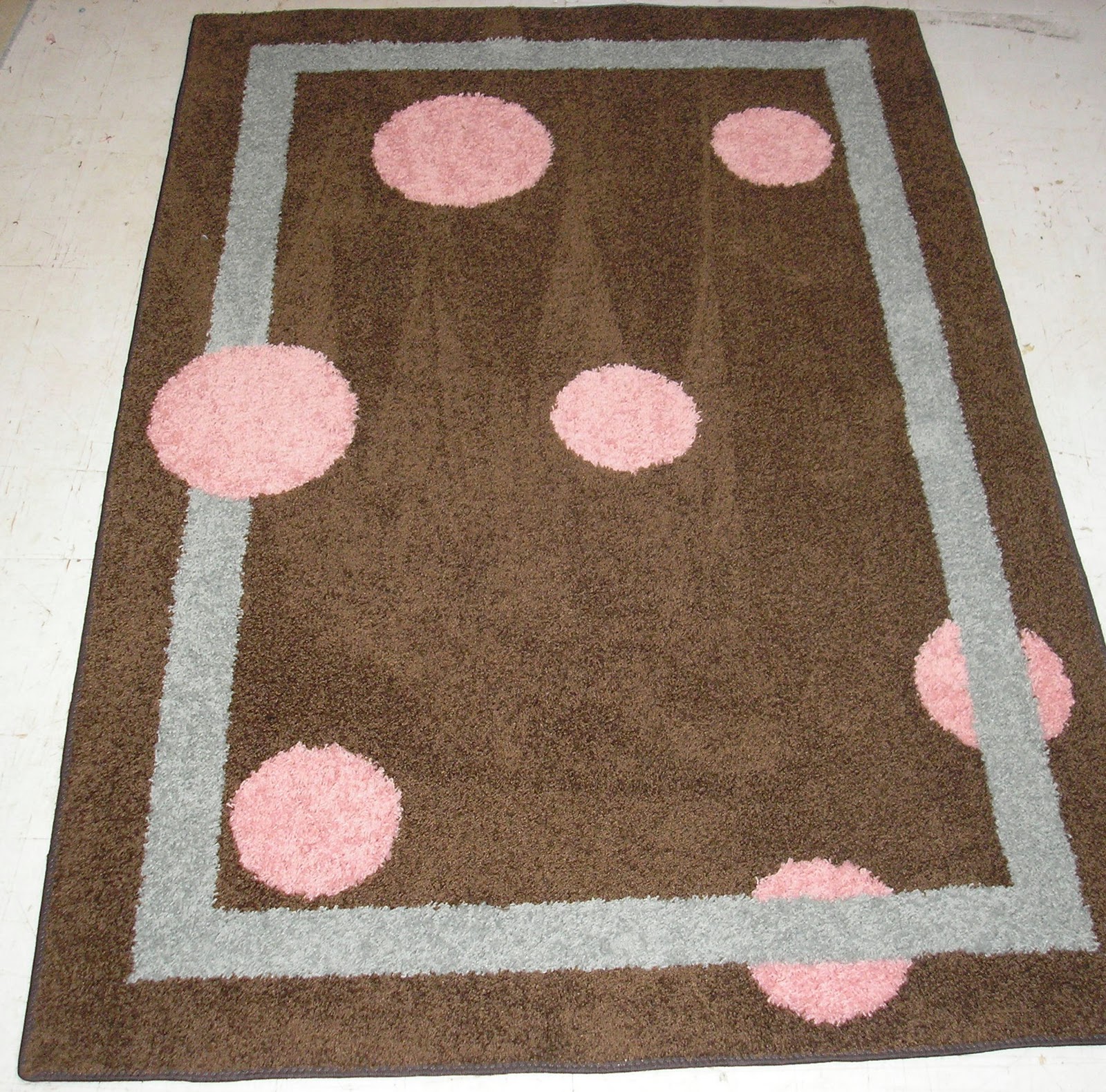 Custom Pink and Brown Rug Custom Pink and Brown Rugs