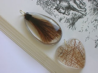 Horse hair necklace