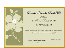 Premios Poesia TV a Patricia Araya