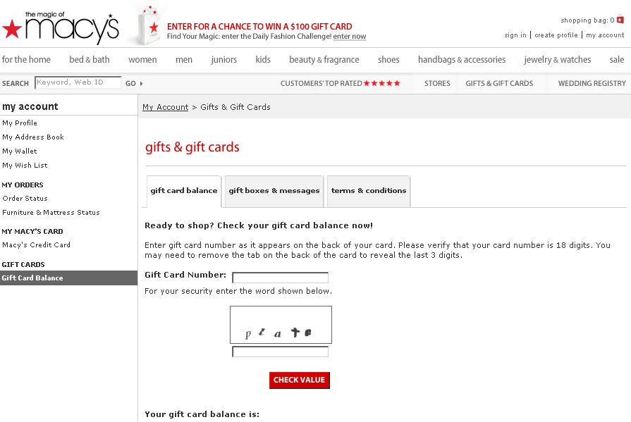 How to check Macy's Gift Cards Balance using Macysgcbal? | 24 ...