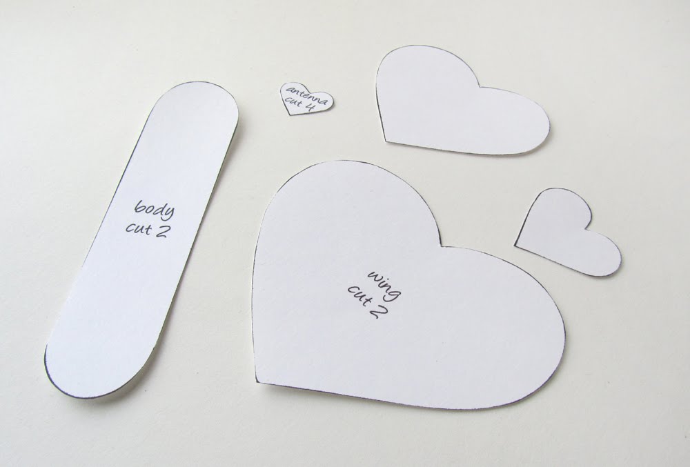 Modern Handmade Child: Butterfly Valentines