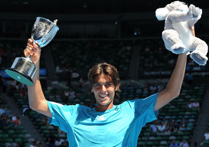 Roger Federer Tiago Fernandes, Winner of the Junior Australian Open