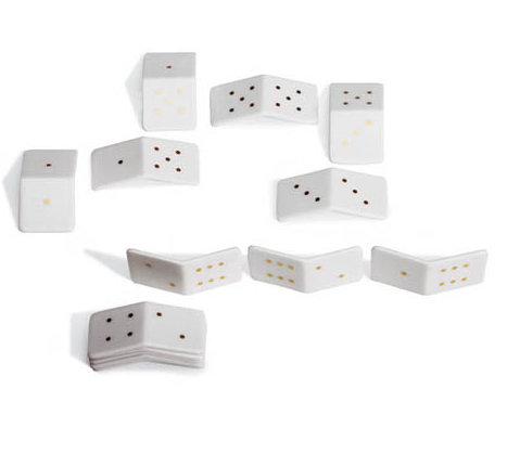 porcelain dominoes