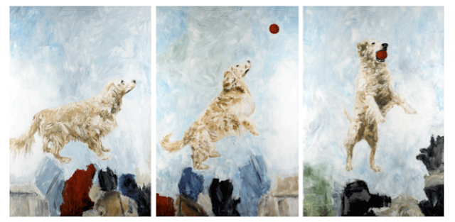 commissioned dog portraits