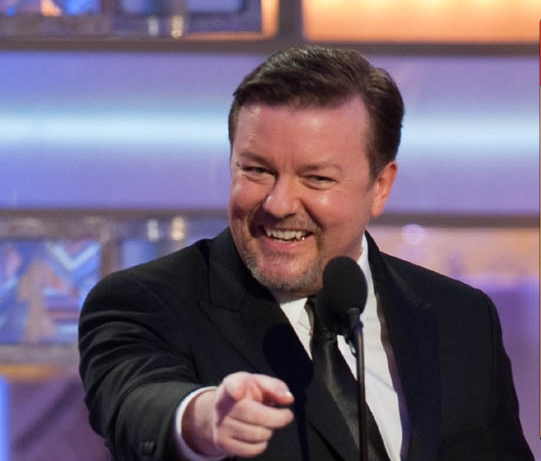 Golden Globes Host Ricky Gervais