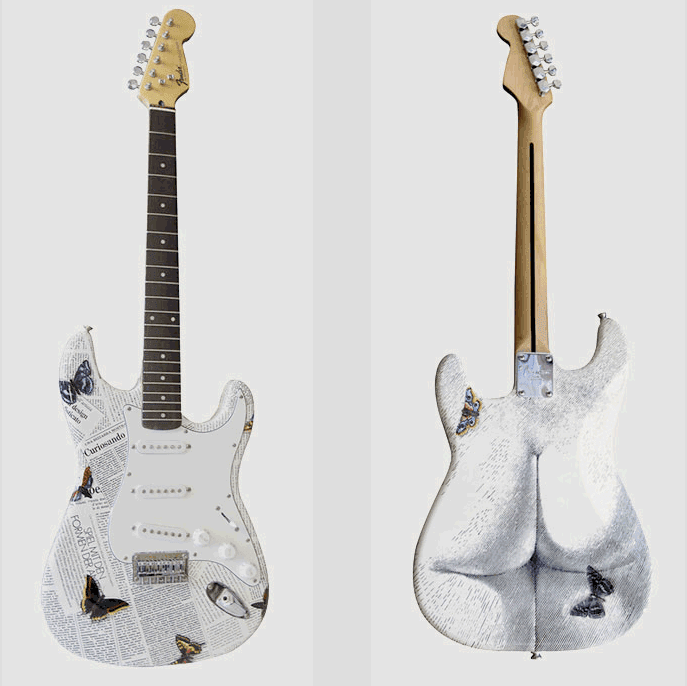 Fornasetti Fender Guitar