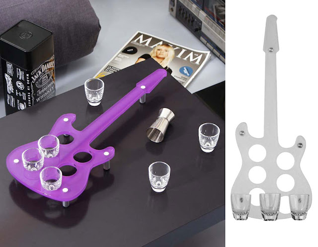 guitar shot glass holder