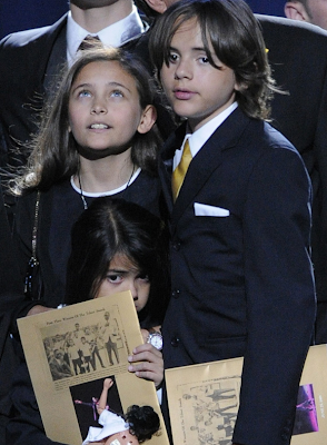 Michael Jackson's children: Paris Michael Katherine, Prince Michael II (aka Blanket) and Michael Joseph Jr. (aka Prince Michael) 