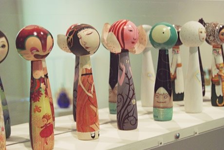 custom Kokeshi dolls