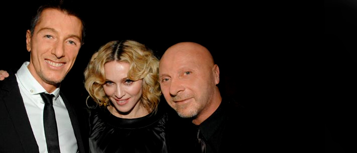 madonna with dolce and gabbana