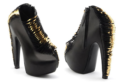 iris van herpen UN shoe black