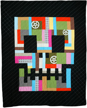 skull quilt