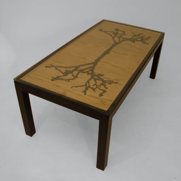 If It's Hip, It's Here (Archives) Steel, Wood & Acrylic Coffee Tables