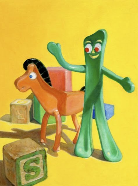 gumby and pokey painting