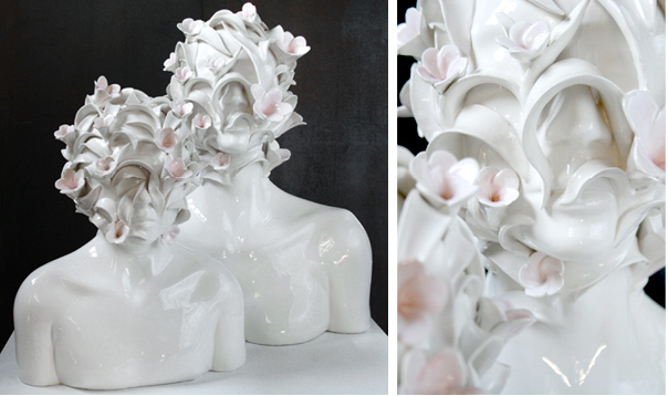 contemporary sculptural busts