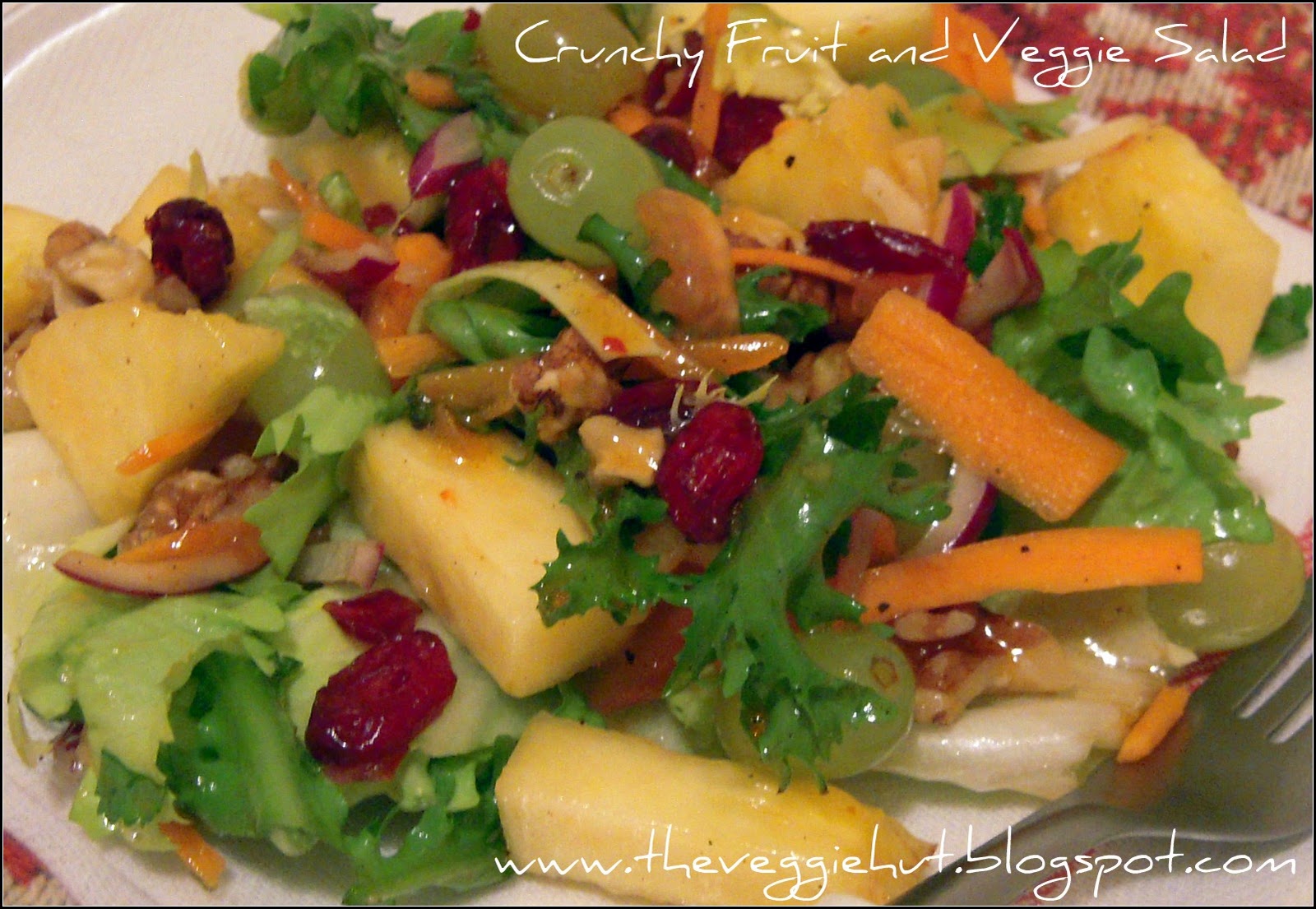 The Veggie Hut Crunchy Fruit and Veggie Salad