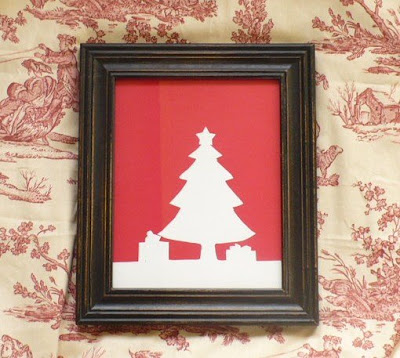 DIY Christmas Silhouette